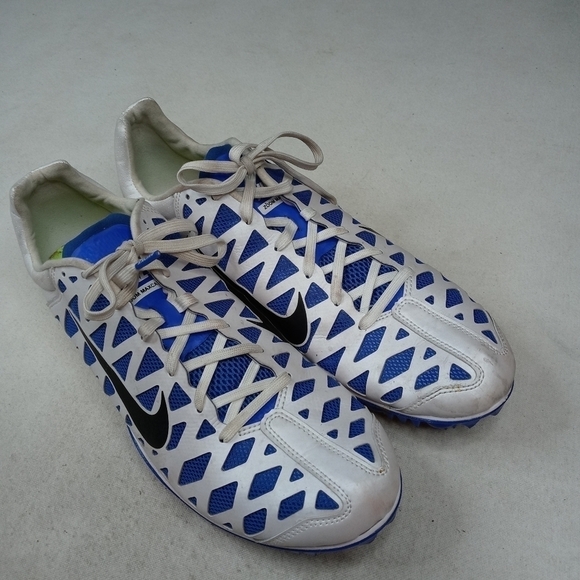 NIKE Zoom Maxcat 4 White Royal Blue Sprint Track S main image 6